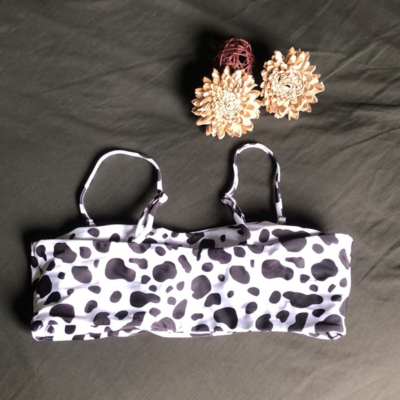 Animal Print Bikini Top 🐄 - Picture 2 of 2